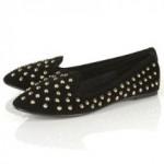 VECTRA5 Gold Studded Slippers TOPSHOP