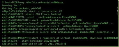 iphonejailbreakkerneldebugoutput thumb Come gli hacker preparano il jailbreak delliPhone 5