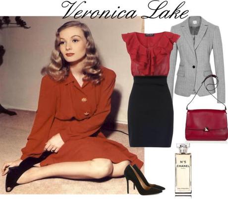 Veronica Lake, autumn at work