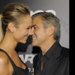 George Clooney e Stacy Keibler, red carpet “della pace”