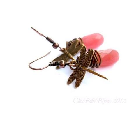 RISERVATO DANIELA - Candy dragonfly - Orecchin di ChezBobo Bijou...