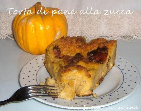 Torta salata di pane e zucca