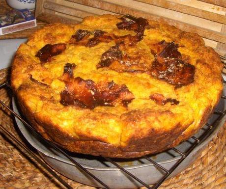 Torta salata di pane raffermo e zucca