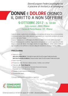 Donne e il dolore cronico