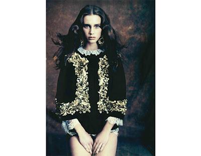 Marine Vacht in Dolce & Gabbana su Vogue Italia