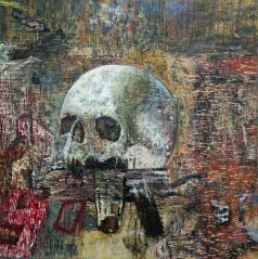 Nicolas Maldague VANITAS - Galleria Bellinzona, Milano, Memento mori, olio su tela, 2010, cm 200x200