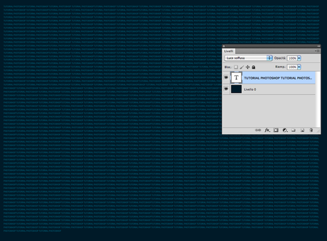 Creiamo un semplice effetto di testo – tutorial photoshop