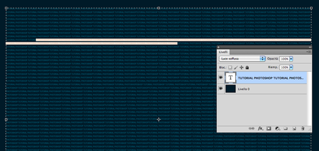 Creiamo un semplice effetto di testo – tutorial photoshop