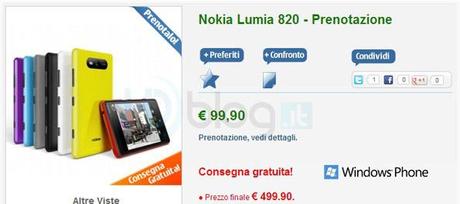 Prenota il tuo  Windows Phone 8