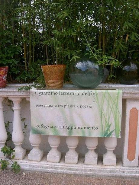 Albenga, al Giardino Letterario di Delfino, Monte Croce 