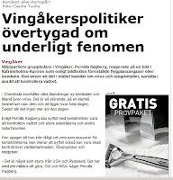 Un'esponente svedese dei versi denuncia le scie chimiche