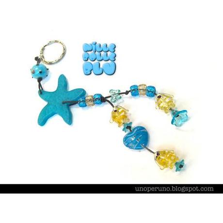 Portachiavi | Keyring MILLE BOLLE BLU di unoperuno - oggetti pi...