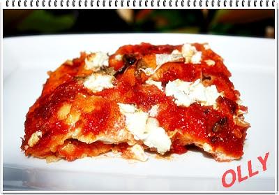 Lasagne di pane carasau con robiola e pioppini