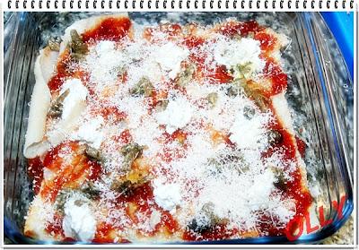 Lasagne di pane carasau con robiola e pioppini