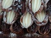 Cannoli siciliani ripieni crema cioccolato