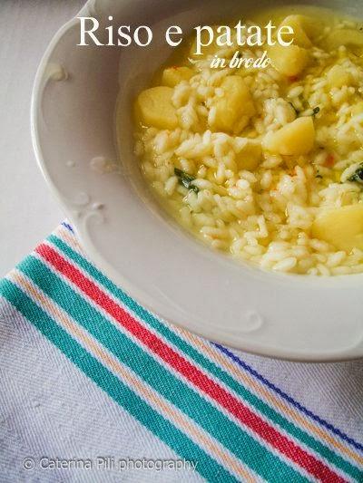 Riso e patate in brodo