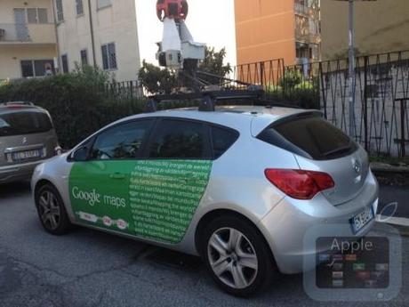 Tour in città per l’auto di Google Maps a Roma !