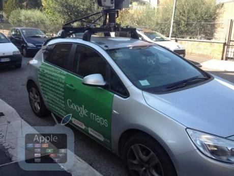 Tour in città per l’auto di Google Maps a Roma !