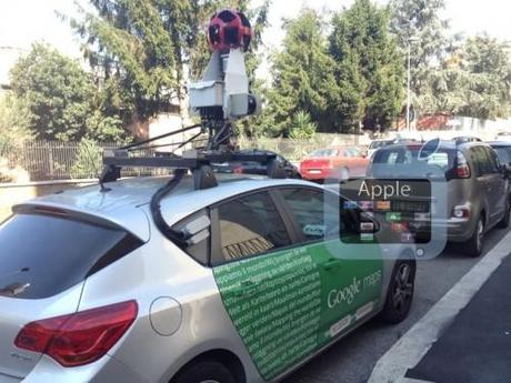 Tour in città per l’auto di Google Maps a Roma !