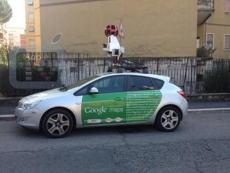 Tour in città per l’auto di Google Maps a Roma !