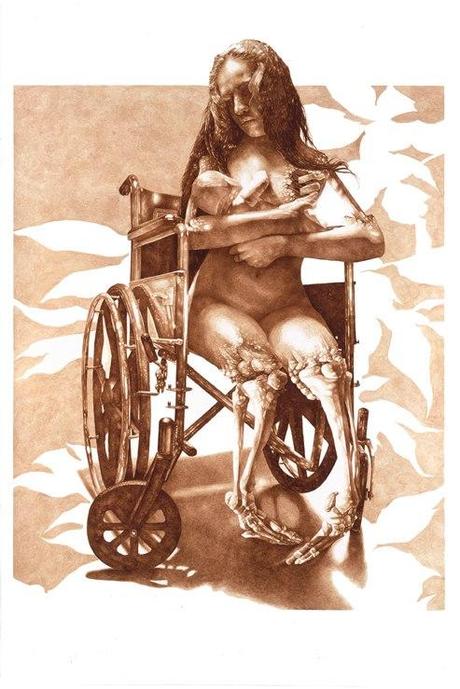 Vincent Castiglia : Dipinge con il sangue