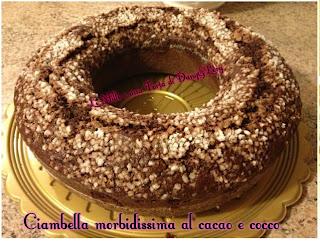 CIAMBELLA MORBIDISSIMA AL CACAO E COCCO