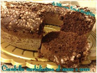 CIAMBELLA MORBIDISSIMA AL CACAO E COCCO