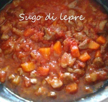 Pappardelle al sugo di lepre