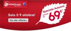 AirBerlin: offerta lampo voli, 69€ andata e ritorno in Europa