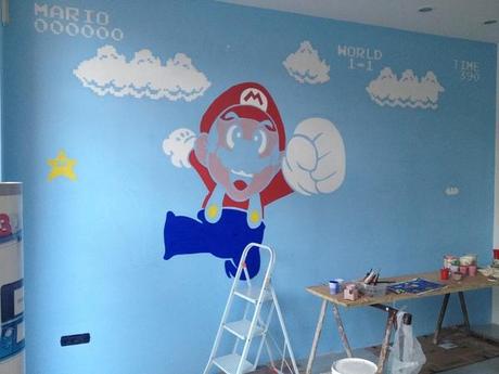 Il murales di Super Mario