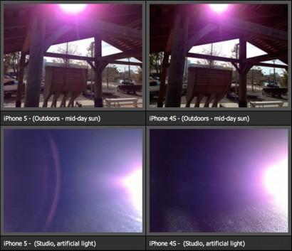 puple flare dpreview 410x353 DPReview conferma il (non) difetto della fotocamera su iPhone 5 News iPhone 5 difetto 