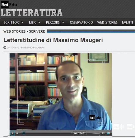 LETTERATITUDINE SU RAI LETTERATURA