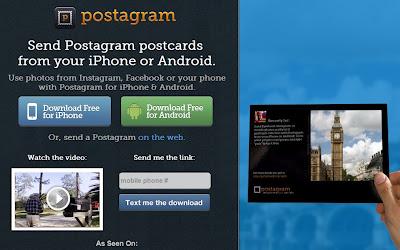 Postagram: Mandare le cartoline dal cellulare / sending postcards from your phone