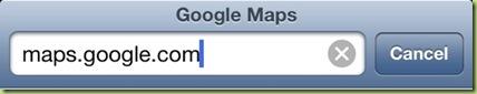 googlemapsmobilewebappindirizzoios6 thumb Trucco: Come avere le Mappe di Google su iOS 6