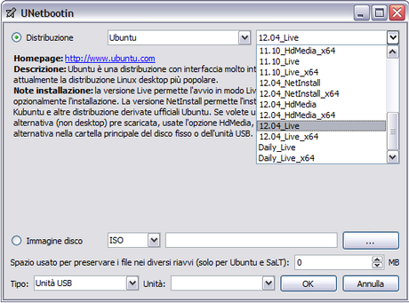 Unetbootin guida fig. 5