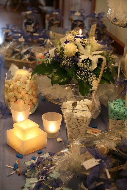 Matrimonio in Bianco Blu con cadeaux  Bio - Wedding Blue Theme