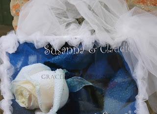 Matrimonio in Bianco Blu con cadeaux  Bio - Wedding Blue Theme