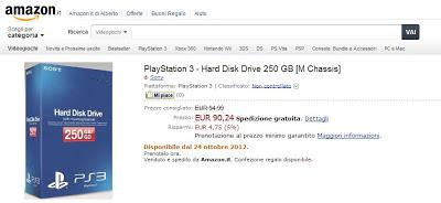 [Aggiornata] Spuntano gli hard disk esterni ufficiali per PS3 ?