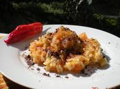 Risotto zucca cioccolato peperoncino