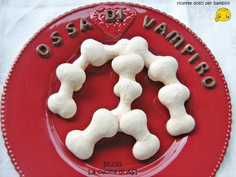 ossa di vampiro  ricetta halloween la cucina di ASI