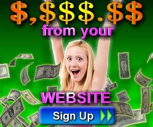 Get cash from your website. Sign up as affiliate.