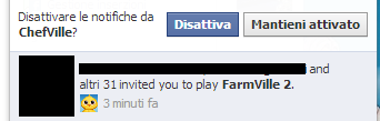 Facebook: Come eliminare le notifiche di tutti i giochi (Farmville, CityVille, ChefVille ecc)