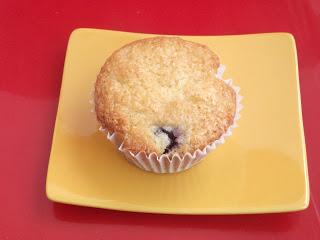 Muffin con uva fragola