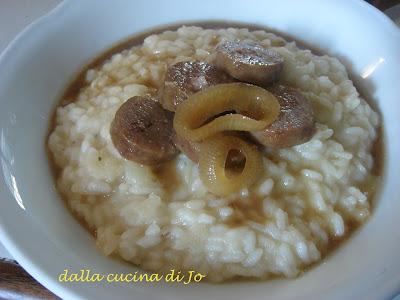 Risotto con patate e salamella mantovana