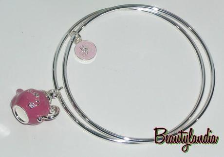 BE CHIC BAKERY - Bracciale Teiera Rosa -