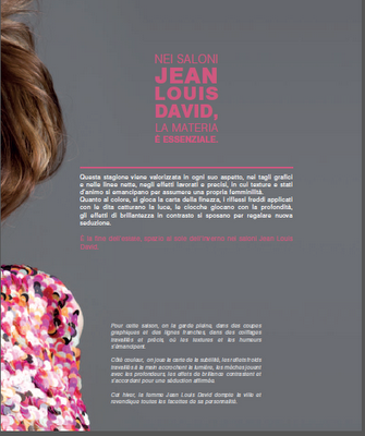JEAN LOUIS DAVID – MODA CAPELLI COLLEZIONE AUTUNNO / INVERNO 2012-2013 CITY LINES
