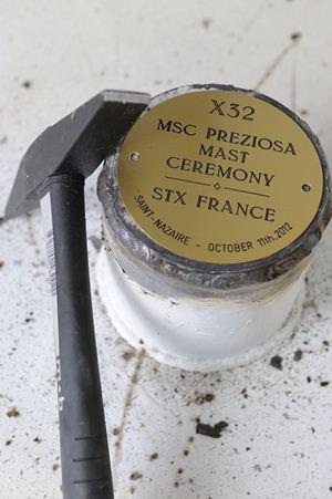 Coin Ceremony per MSC Preziosa