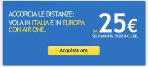 Air One: vola in Italia e in Europa da 25 €