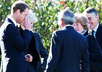 William un mostro di (in)sensibilità al funerale di tata Olga