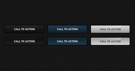 Free Call Action Button PSD